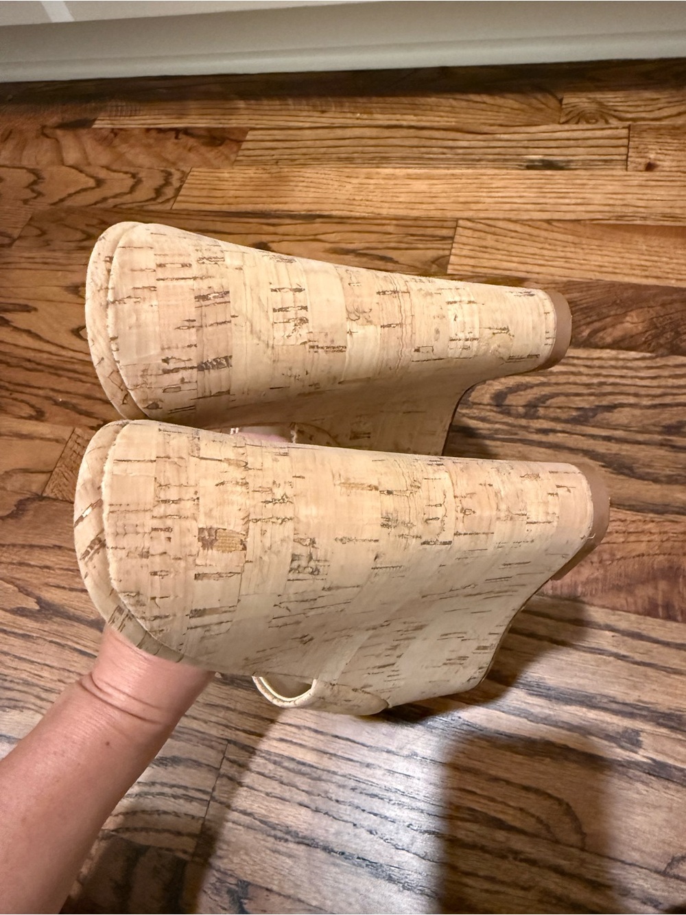 Veronica Beard Dali Cork Wedge Platform Sandal 9.5 Minimalist Resort Coastal - Picture 6 of 9